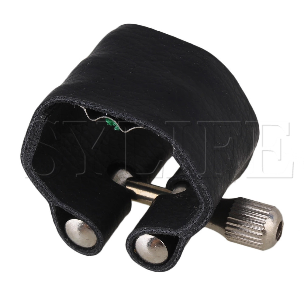 Leather w/Reed Ligature for Bb Saxophone Mouthpiece