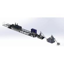 Highly efficient pvc foam board extrusion line