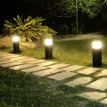 Thrisdar E27 Waterproof LED Garden Lawn Lamp Modern Pathway Column Pillar Light Outdoor Villa Landscape Lawn Bollard light