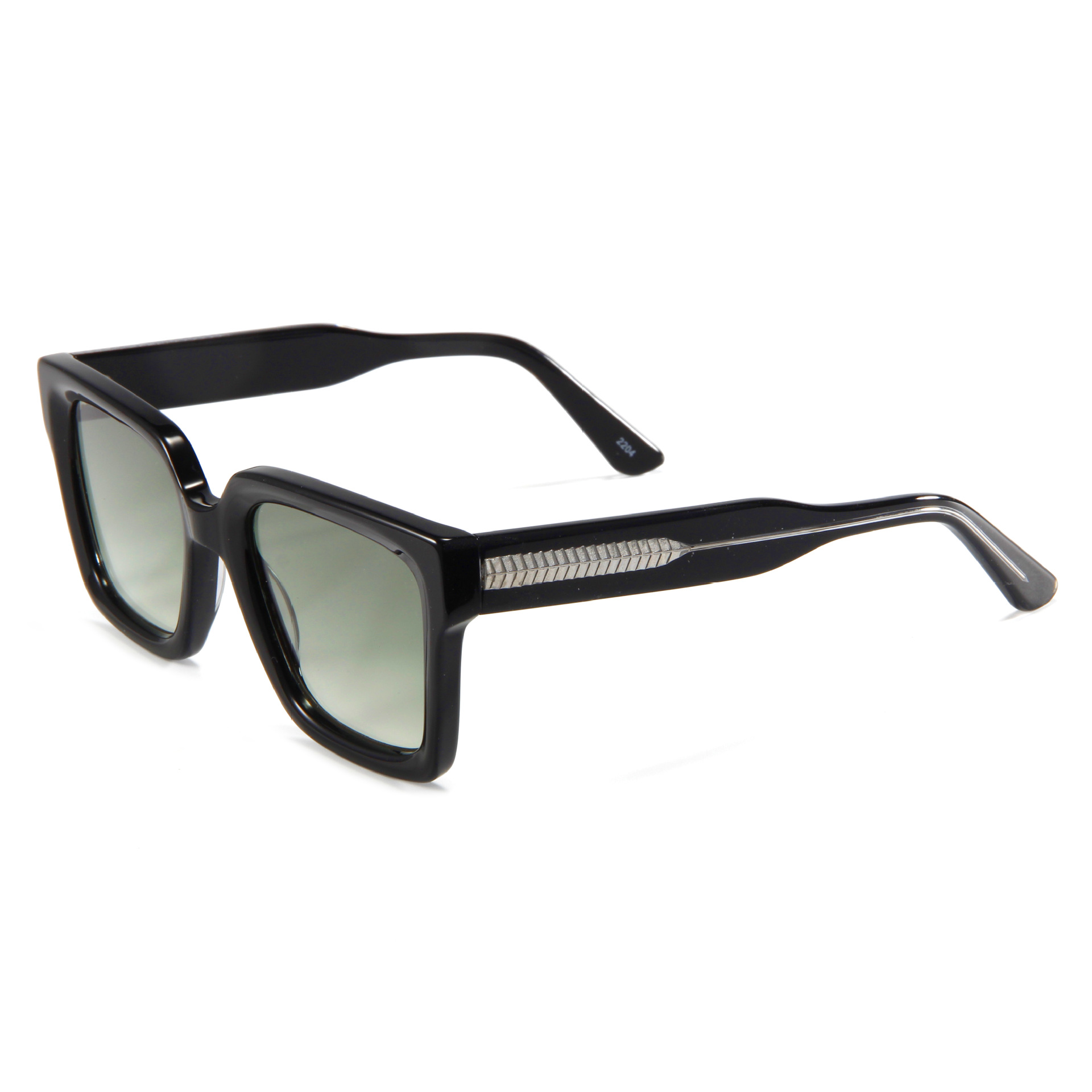 Black Square Acetate Sunglasses Frames