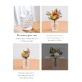 European Design Decoration Accessories Glass Transparent Vase Home Decoration Artificial Flower Vase Table Decoration Vase Gifts