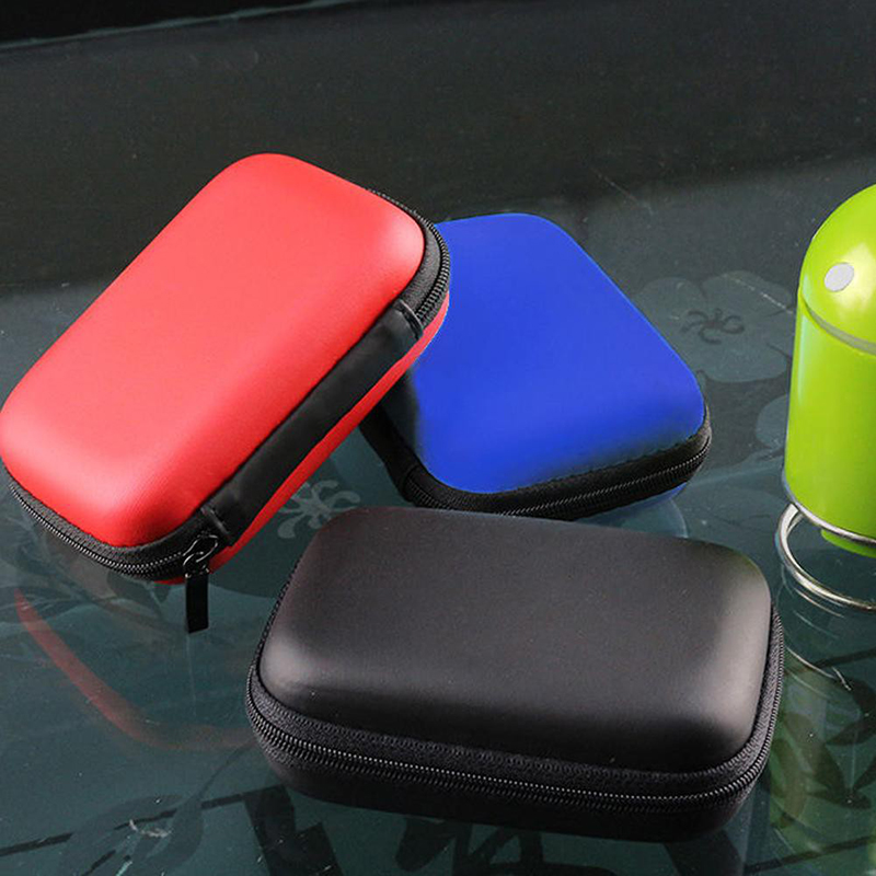 NEW 2.5" HDD Bag External USB Hard Drive Disk Carry Mini Usb Cable Case Cover Pouch Earphone Bag for PC Laptop Hard Disk Case