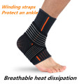 1PC Ankle Support Outdoors Pressurized Basketball Volleyball Sports Gym Badminton Ankle Brace Protector with Strap Belt Elastic