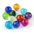 10pcs/lot 15mm Mixed Color Feng Shui X-mas Crystal Ball Crystal Prism Pendant Prism Ball For Parts
