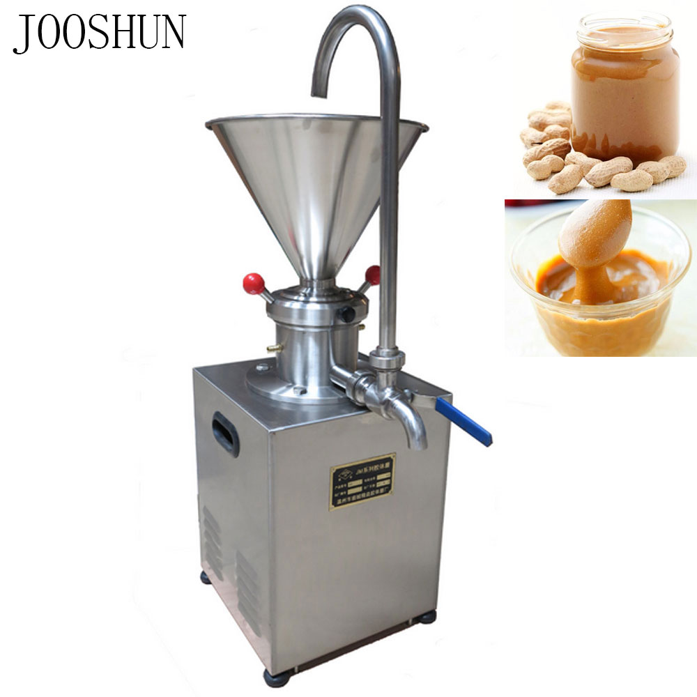 JMC60 commercial peanut sesame butter machine 220v/110v chocolate beans colloid mill jam paste grinder making machine 1500W