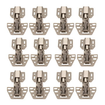 12pcs RV Cabinet Door Hinge, Motorhome Overhead Cabinet Spring-loaded Hinge