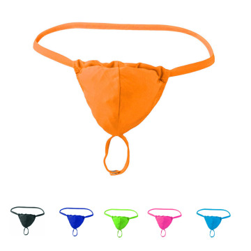 Men's sexy underwear Male thong and G string u bag rings ZJH028t
