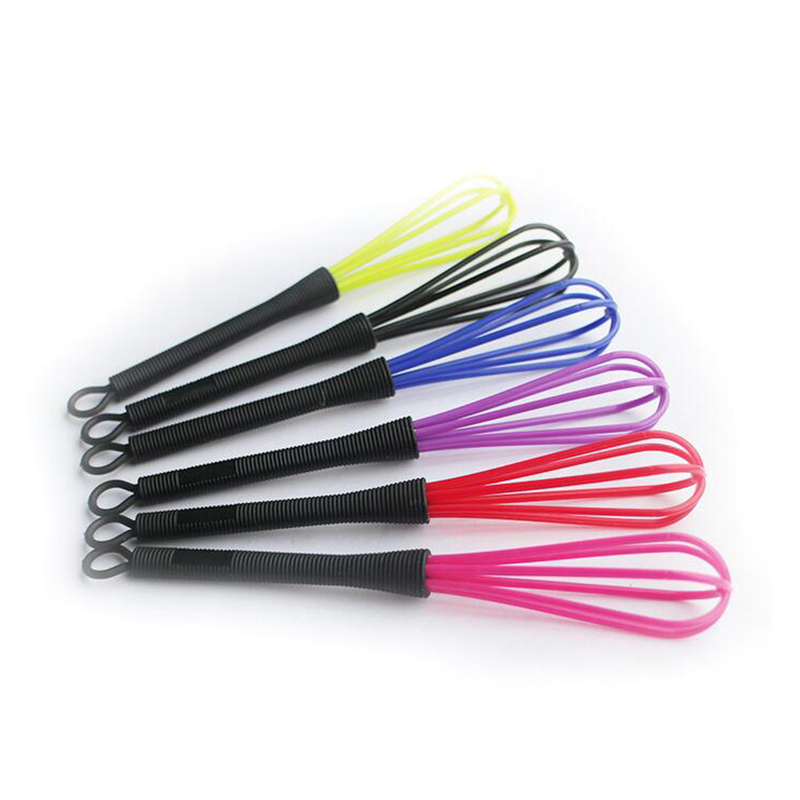 1Pcs Professional Salon Hairdressing Dye Cream Whisk Plastic Hair Color Mixer Barber Stirrer Hair Styling Tools 6 Colors