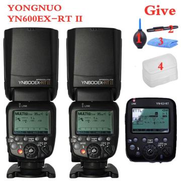 YONGNUO YN600EX-RT II 2.4G Wireless HSS 1/8000s Master TTL Flash Speedlite for Canon 60D 650D Camera as 600EX-RT YN-600EX RT II