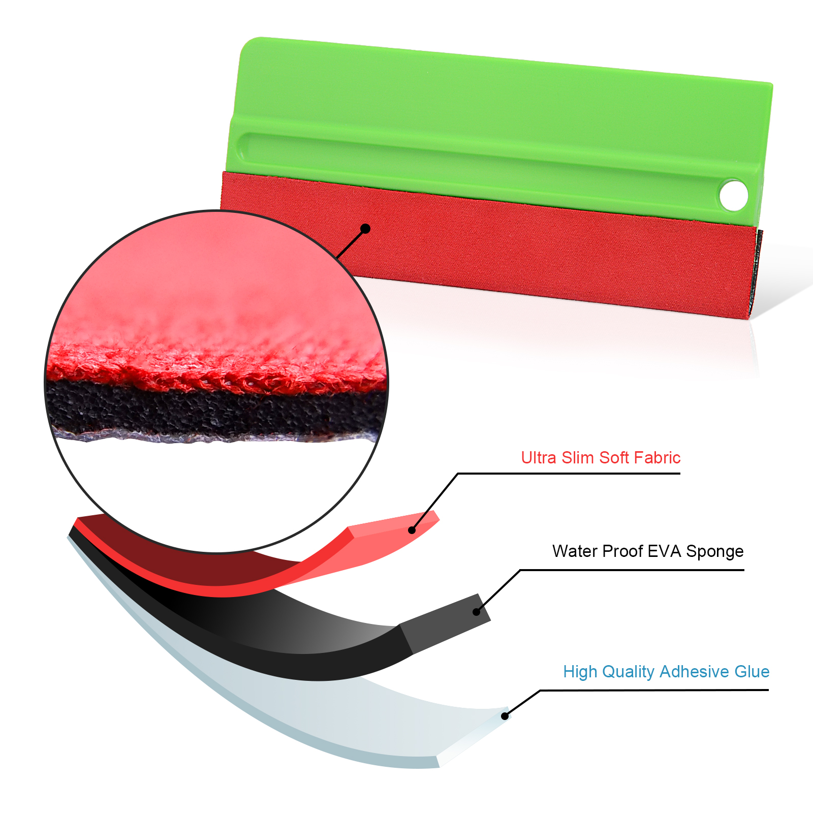 FOSHIO Vinyl Car Wrap Tool Kit 50M Knifeless Tape Design Line Carbon Film Squeegee Scraper Sticker Wrapping Kit Auto Accessories