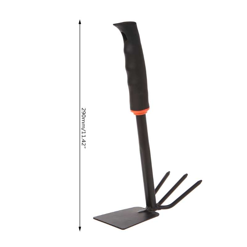 1Pc Portable Digging Tool Mini Two Head Hoe For Home Garden Transplanting Tool 203C