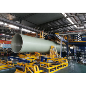 Continuously advancing winding fiberglass pipe (GRP pipe)
