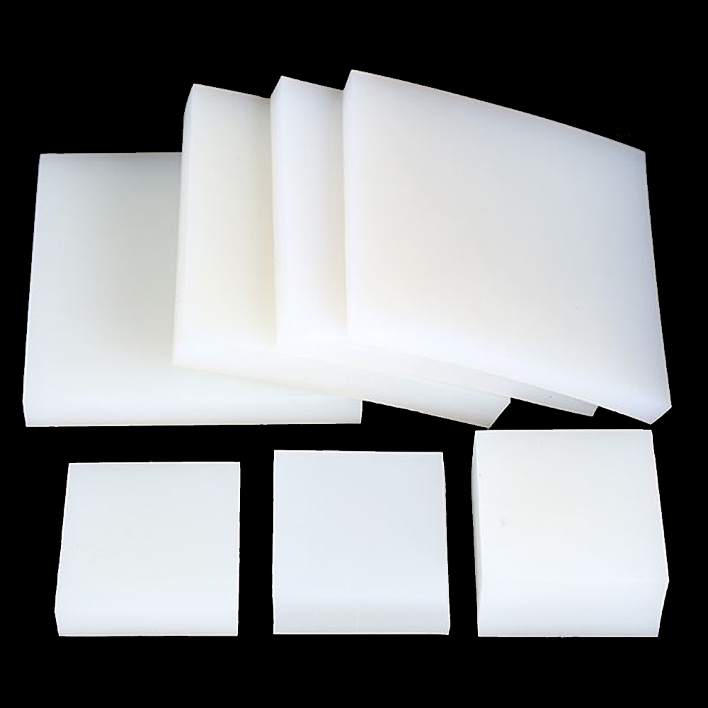 1PCS White Silicone Rubber Sheet 100x100/150x150/200x200/300X300mm 2/3/4/5~10mm Thick
