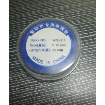 0.1mm Dia Tungsten Electrode wire, Used for photocopier repair, actual length about 10 to 12 meters/roll