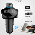 Bluetooth 5.0 FM Transmitter Car Stereo MP3 Player Wireless Handsfree Car Kit Adapter Support USB Disk/TF Card Music Play