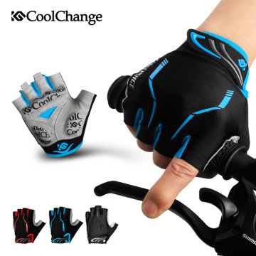 CoolChange Cycling Gloves Half Finger Mens Women's Summer Sports Shockproof Bike Gloves GEL MTB Bicycle Gloves Guantes Ciclismo