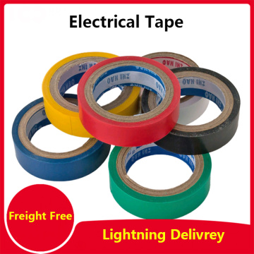 Electrical Tape Insulation Waterproof High Temperature Resistant Tape Random Color 5MX14M PVC Electrician Rubberized Fabric