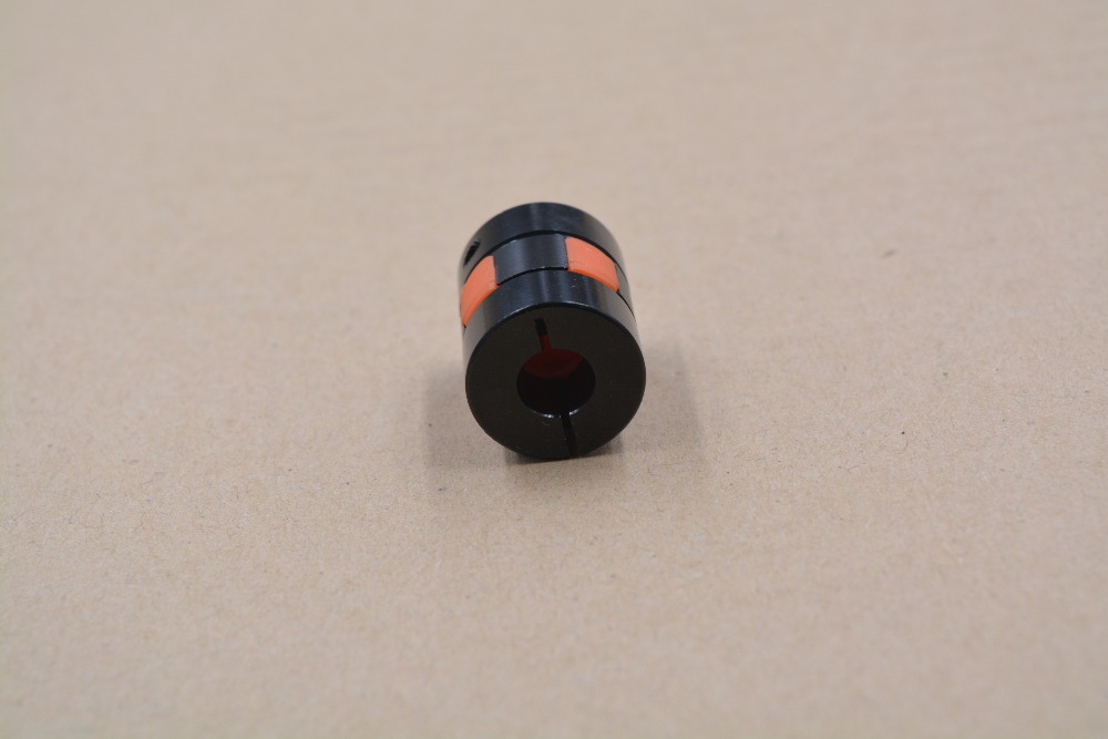 ball screw coupling black diameter 20mm length 25mm plum shaped clamping flexible coupling shaft coupler encoder stepper motor