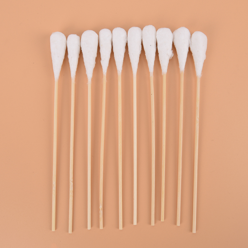 20pcs 20cm Women Beauty Makeup Cotton Swab Cotton Buds Make Up Wood Sticks Nose Ears Cleaning Cosmetics Health Care