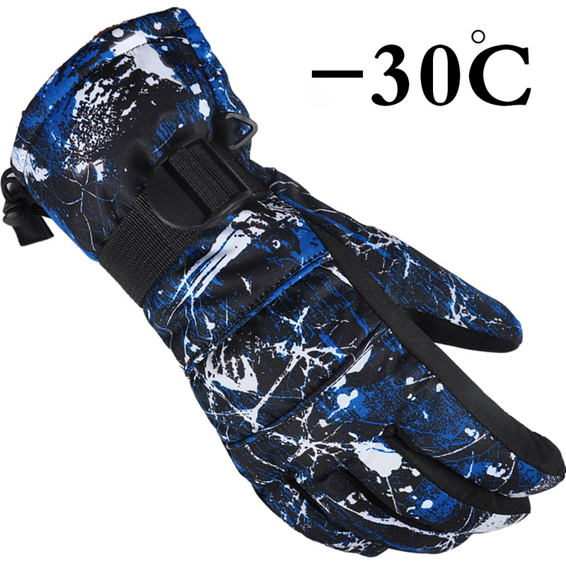 Winter Warm Ski Gloves Waterproof Windproof Snowboard Gloves Breathable, used for Skiing, Cycling, Outdoor Winter Sports Men Wom