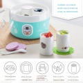 220V 1L Electric Automatic Yogurt Maker Machine Timing of 4 Glass Cup Large Capacity Kithchen Appliance