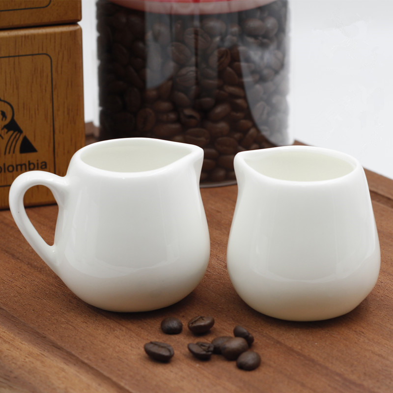 Ceramics Seasoning Jar Creamer Container Cup Tableware White Kitchen Tools Sugar & Creamer &Milk Pots Pitcher