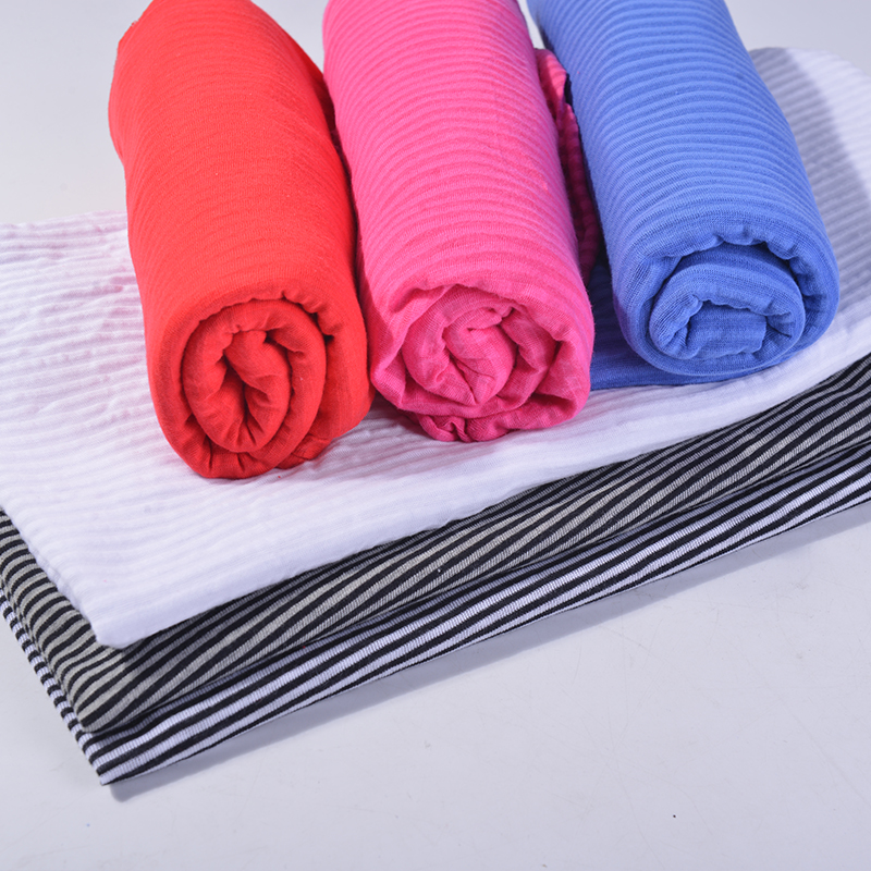 Xintianji Free Shipping Cotton Fabric Knit For Sewing Casual Loose Woman Dress Fabrics 50*160cm/Piece A0042