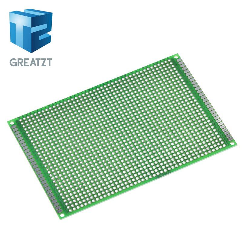 GREATZT 5pcs 8x12cm 80x120 mm Double Side Prototype PCB Universal Printed Circuit Board Protoboard For Arduino