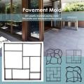 Concrete Molds Path Maker Mold DIY Reusable Concrete Paving Mold Cement Brick Mold Stone Garden Floor Road Pave Scraper Trowel