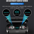 Wireless V5.0 Bluetooth Earphone HD Stereo Headphone Sports Waterproof Headset With Dual Mic and 2000mAh Battery Charge Case