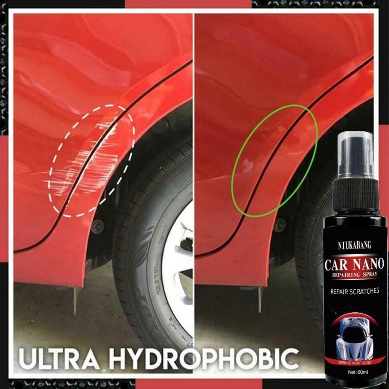 30ml Car Accessories Car Scratch Repair Nano Spray Crystal Coating Car Maintenance Clean Retreading Agent Polish Repair Fluid