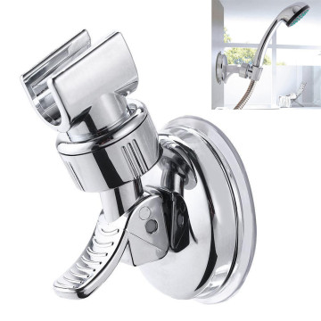 Plastic Shower Head Handset Holder Chrome Bathroom Wall Mount Adjustable Suction Bracket Polished Lightweight Robust Durable#YL5