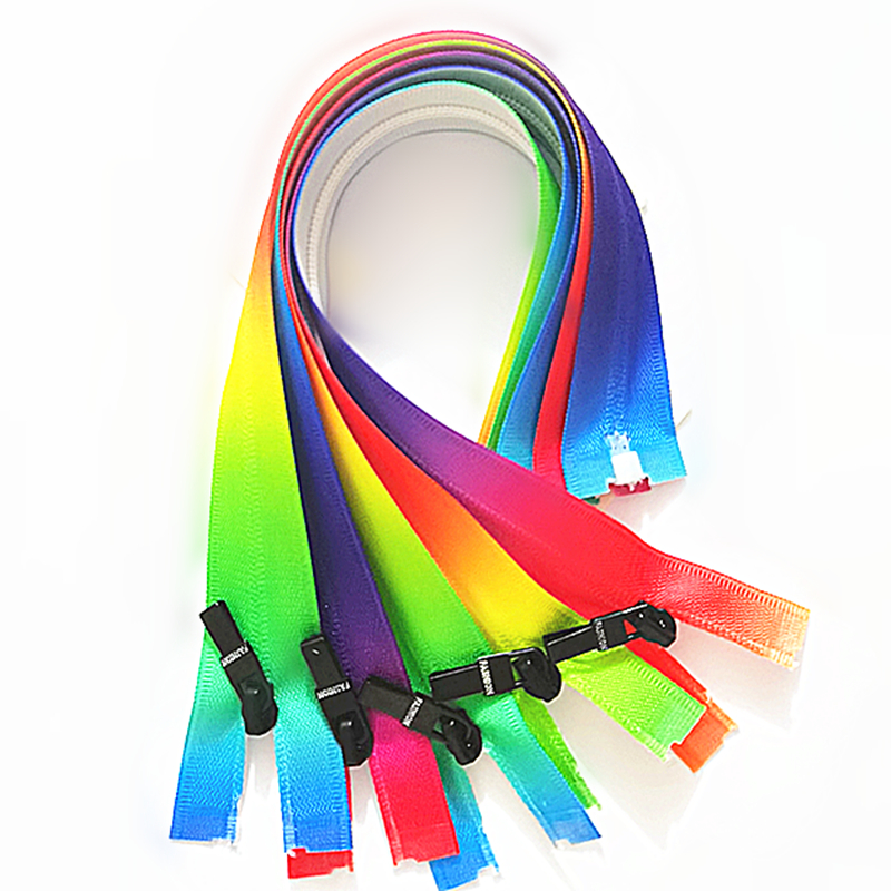 10/20/50pcs 3# Open end 35 cm (14 inch) colorful nylon zipper, Printed Nylon Zippers DIY tailoring,sewing craft Garment