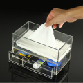 clear colored acrylic tissue organizer box