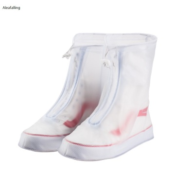 High Quality Men Women's Rain Waterproof Boots Cover Heel Boots Reusable Shoes Covers Thicken Non-slip Platform Rain Boots 34-45