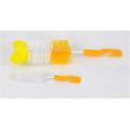 2Pcs/set Baby Nipple Milk Bottle Cup 360 Degree Sponge Cleaner + Pacifier Brush