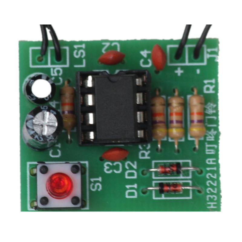 DIY Kit Electronic Doorbell Package NE555 Precise Electronic Production Transformer Sound Circuit Processing Board