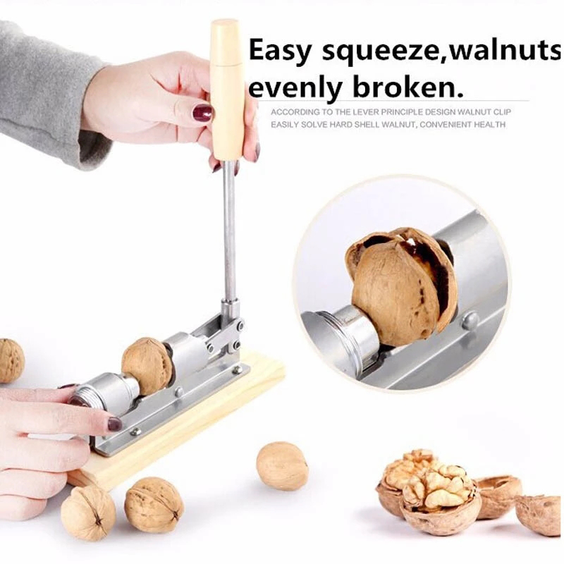 Nutcracker Crack almond Plier Nut Hazelnut Hazel Pecan Heavy Duty Walnut Cracker Filbert Machine Sheller Kitchen Tool