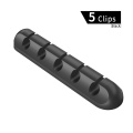 5  clips  Black