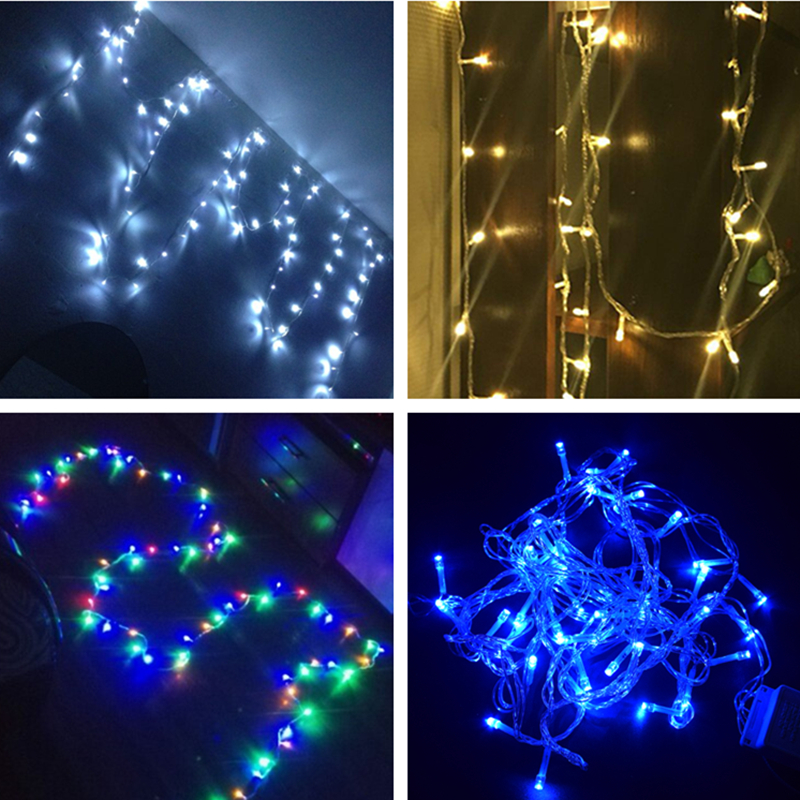 AIFENG String Light 5M 10M 20M 30M 50M 100M Christmas Tree Garland Fairy String Lights Chain Xmas Wedding Party Holiday Lighting
