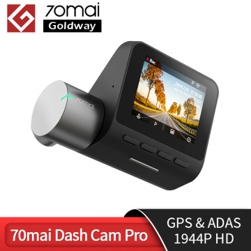 70mai Dash Cam Pro English Voice Control 1944P 70MAI Car DVR Camera GPS ADAS 140 FOV Night Vision 24H Parking Monitor 70mai Pro