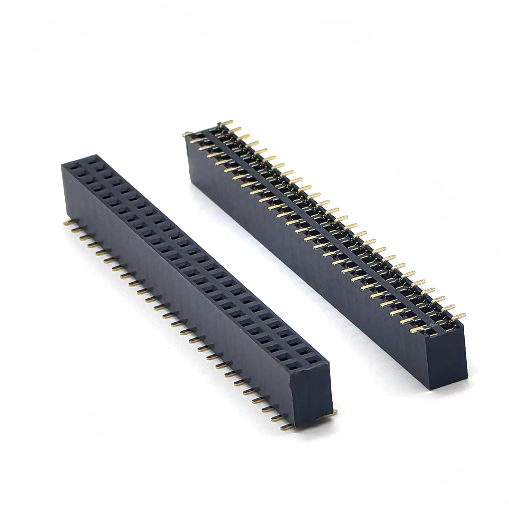 2.54mm Pitch Female Header Connector Dual Row SMT H:8.5mm  U-Type 2*26P