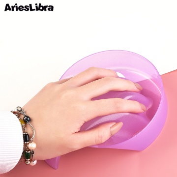AriesLibra Soak Bowl Plastic Hand Wash Remover Nail Art Soak Off Bowl Hand Spa Bath Soaker Treatment Manicure Tools Removal