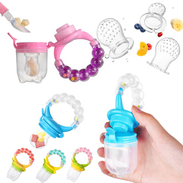 Baby pacifier Fresh Food Nibbler Baby Clips Soother Holder Baby Nipple Feeder Silicone Pacifier Fruits Infant Feeding Supplies