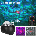 LED Bluetooth Starry Sky Laser Galaxy Projector Light USB Powered Remote Control Music Player Disco Stage Effect Decorative Lamp