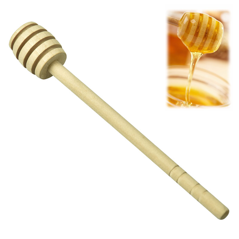 SenNan 1 Pc Wood Honey Splash Bar Stirring Rod Hammer Beekeeping Honey Tools Beekeeping Supplies Tools