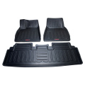 TPO Rubber car Floor mats Trunks mat For Tesla Model S 2014-2018 2019 Car accessories All Weather Waterproof foot floor mats