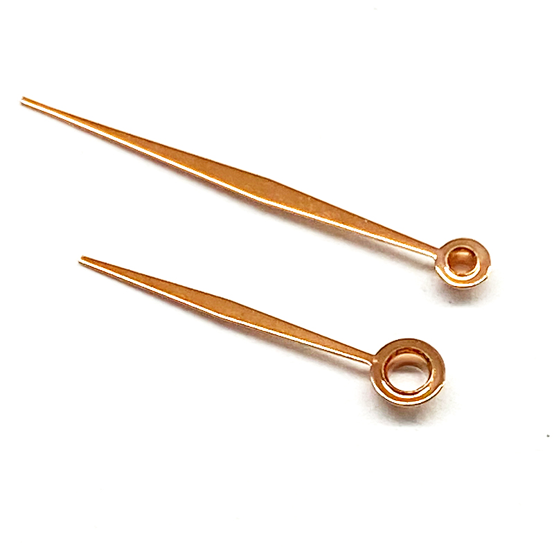 Rosegold watch hands