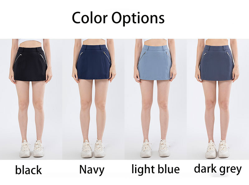 4 Color Golf Tennis Skirt Workout