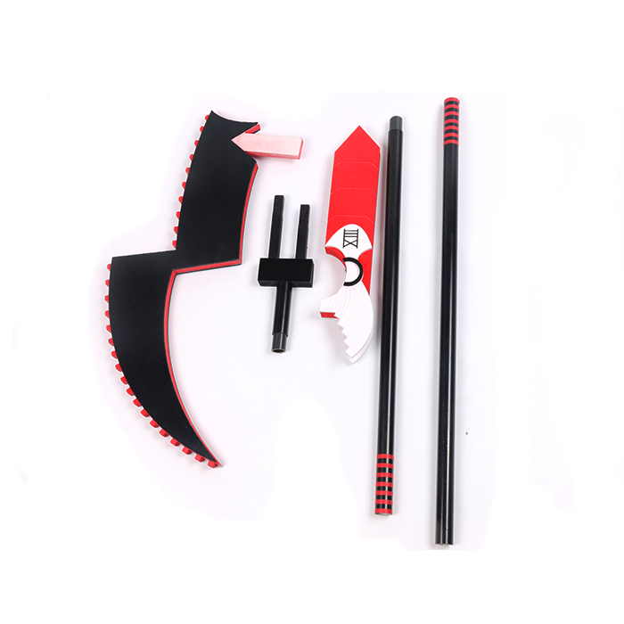 TOP QUALITY! Anime Tokyo Ghoul JUZO SUZUYA / REI Big Black Sickle Weapon Cosplay Props for Halloween Party Carnival Event